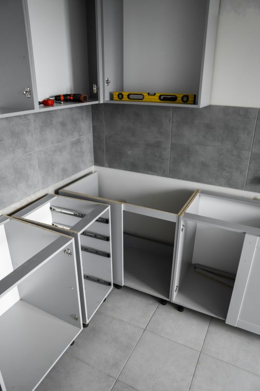 Finished Kitchen Cabinets